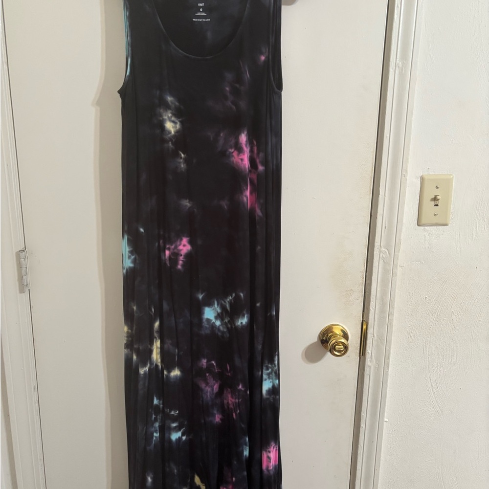 Torrid Super Soft Black Knit Tank Hi-Lo Maxi Dress